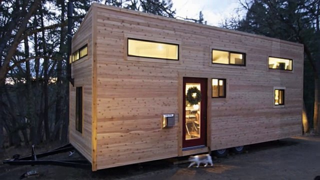 Маленький Необычный Дом. Интерьер передвижного дома вагона с прицепом