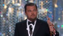 Leonardo DiCaprio Wins His First Oscar for 'The Revenant' - 2016