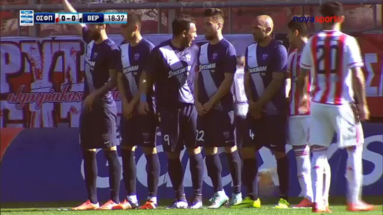 ΟΛΥΜΠΙΑΚΟΣ - ΒΕΡΟΙΑ 3-0  24η Αγ.