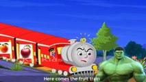 Fruit Train Mickey Mouse Nursery Rhyme With Lyrics | Children HD Vertion Rhymes | Animated Rhymes