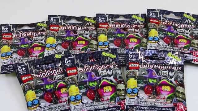 Lego Halloween Monsters Mystery Mini Figures Blind Bags Surprise Toys Unwrapping!