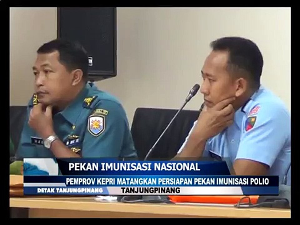 Pemprop Kepri Matangkan Persiapan Pekan Imunisasi Polio