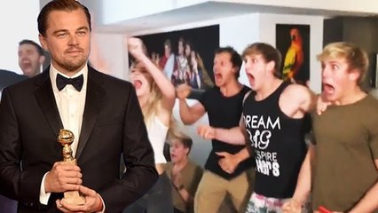 Crazy Fan's REACTS To Leonardo DiCaprio’s Win - Oscar 2016