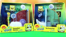 Spongebob Squarepants Spongebobs Bedroom & The Krusty Krab Sets