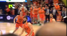 Il marque un panier de son camp à la dernière seconde en Basketball ! Madrid vs Valence