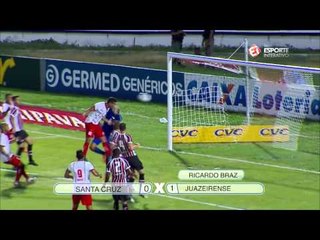 Copa do Nordeste 2016 - Santa Cruz 1 x 1 Juazeirense