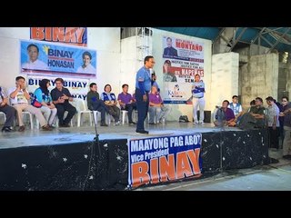 Binay blasts Aquino admin’s failure to solve Mindanao power woes