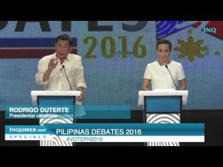 Poe: Mindanao peace includes all; Duterte: Federalism is solution