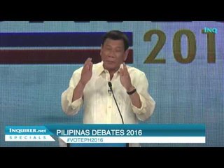 Duterte: Give Mindanao its share of taxes; Roxas: South's share has doubled