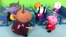 Свинка Пеппа - Мультфильм из игрушек - Идем в школу Peppa Pig