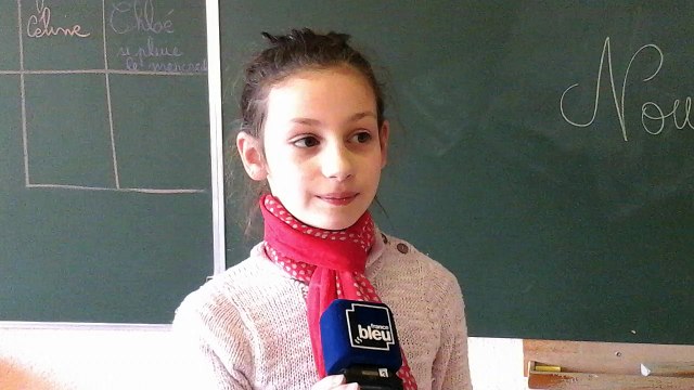 Alissa de la classe de CM1 de l'école Jean Moulin de Champigneulles parle du handicap.