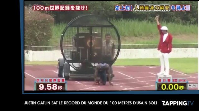 Justin Gatlin bat le record du monde du 100 mètres d'Usain Bolt (vidéo)