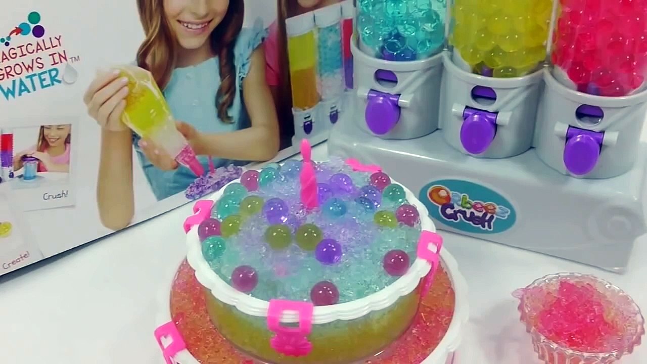 How To Make Orbeez Crush BIRTHDAY CAKE and Cocktail Sweet Treats Studio Playset 개구리�