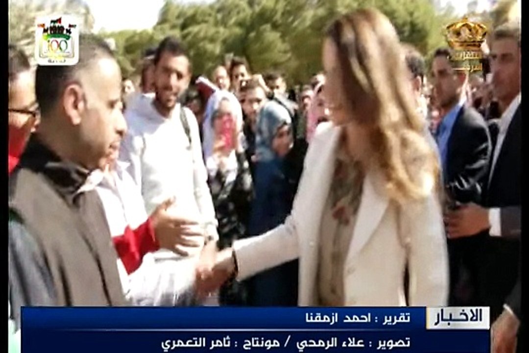 الملكة رانيا تزور الجامعة الهاشمية وتطلع على المشاريع الريادية فيها