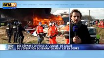 Calais: deux départs de feu dans la zone sud de la 