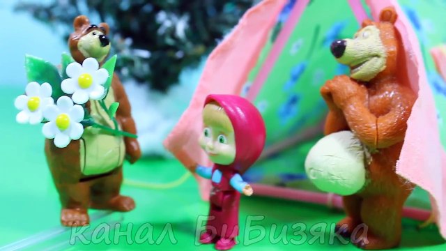 Маша и Медведь. Мультфильм Беременная медведица и Маша. Игрушки для детей. Игры для девочек