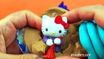 Play-Doh Cupcake Surprise Eggs Mickey Mouse Hello Kitty Littlest Pet Shop My Little Pony FluffyJet