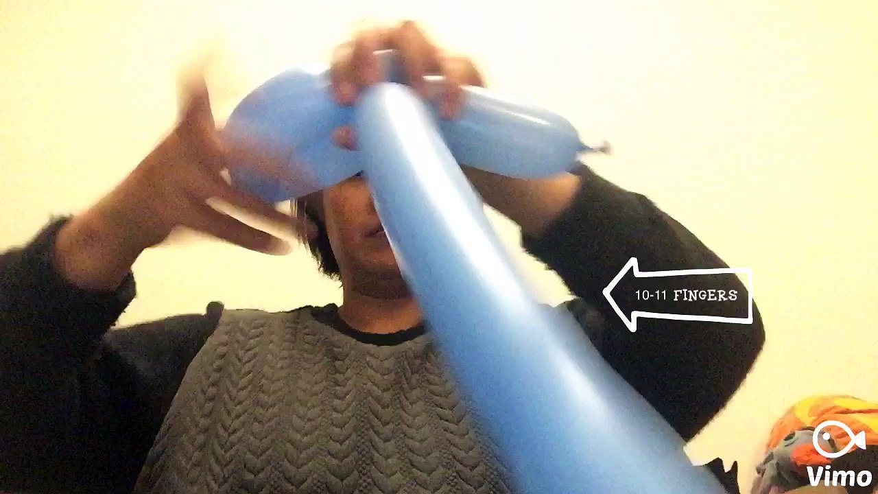 balloon twisting tutorial- space gun