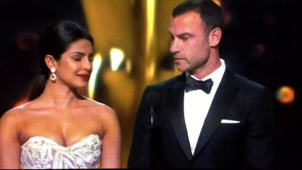Priyanka Chopra presenting the Oscars