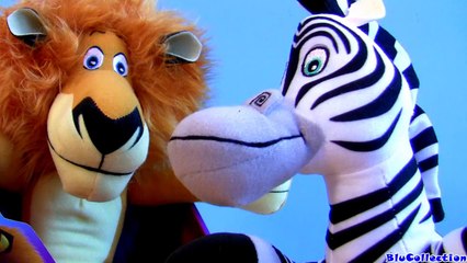 Madagascar 3 Talking Alex and Marty toys review Mattel plush
