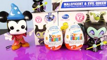 Maleficent Full Toys Set 2014 Funko Pop Disney Mystery Minis   Kinder Surprise Eggs Unboxing Mini