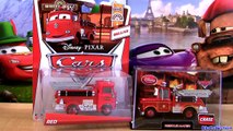 Cars 2 Rescue Mater Chase Metallic Finish 2013 RED Wheel Well Motel Deluxe Mattel Disney Pixar