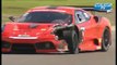 British GT Snetterton Matt Griffin tyre explosion