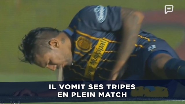 Il vomit ses tripes en plein match