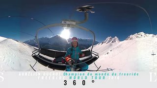 [VIDEO 360°] TEASER Au coeur du Freeride World Tour 2016, avec Aurélien Ducroz
