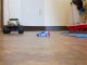 Disney Pixar Die Cast Cars 2 toy cars get crashed into by Monster Truck!