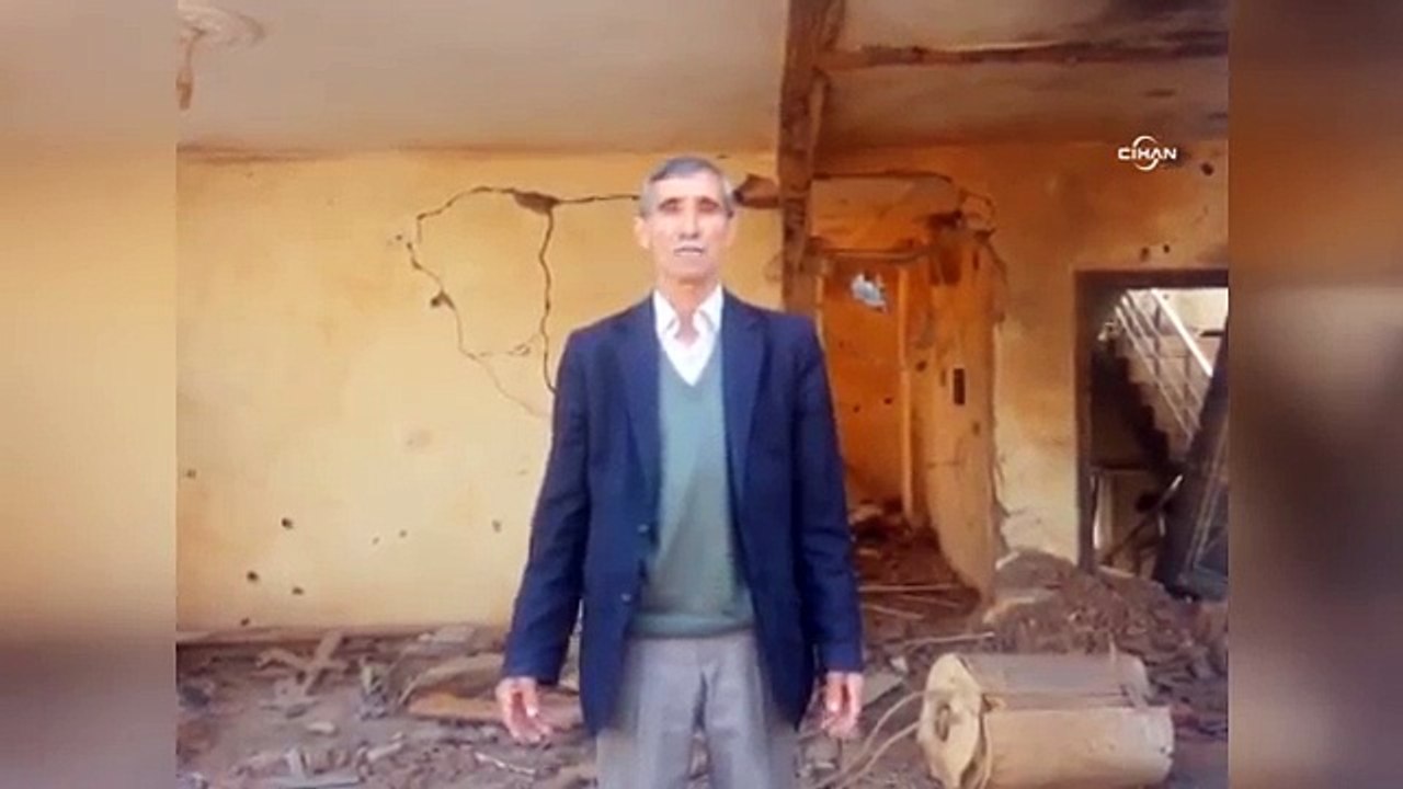 Çatışmalardan geriye enkaza dönmüş evler kaldı