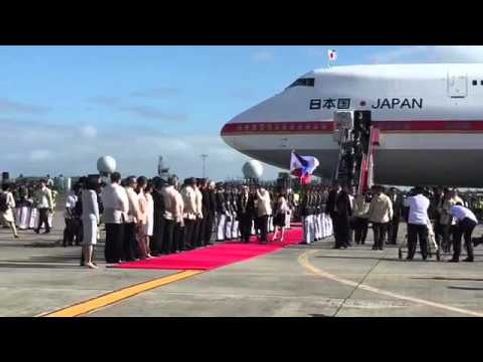 Japan's emperor, empress arrive in Manila for 5-day visit