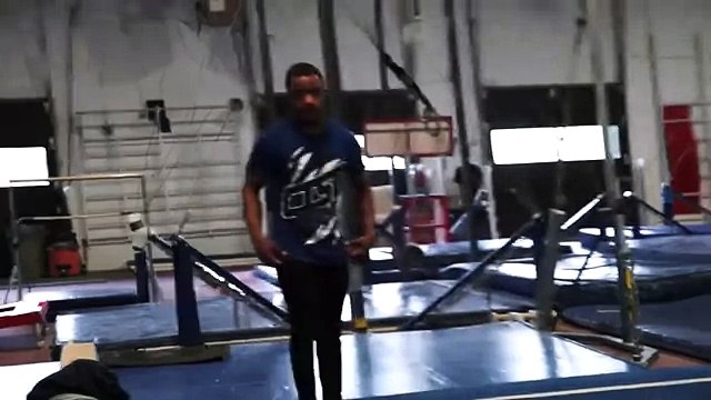 Double Backflip in pants _ Двойное сальто назад прямо в штаны