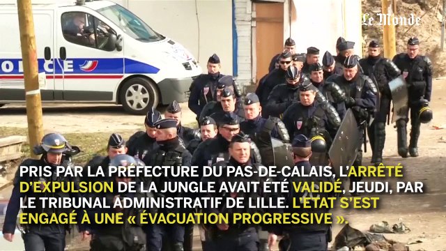 Le démantèlement du bidonville de Calais a commencé