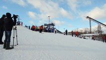 Соревнования по горнолыжному спорту на горнолыжном комплексе «Трамплин»