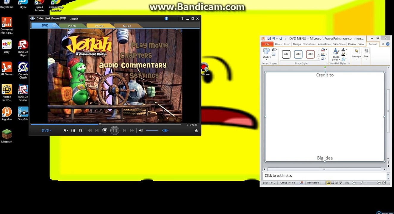 jonah dvd menu walkthrough disc 1