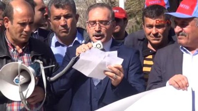 Gaziantep'te Kıdem Tazminatı Protestosu