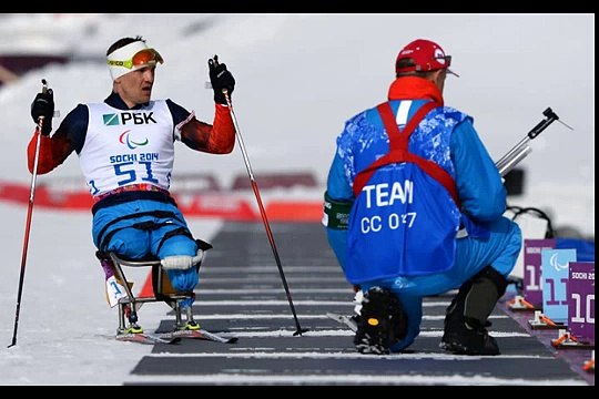 СОЧИ 2014 - ПАРАЛИМПИАДА- ЛЫЖНЫЕ ГОНКИ, БИАТЛОН - РОМАН ПЕТУШКОВ!!!! ЗОЛОТО!!!!