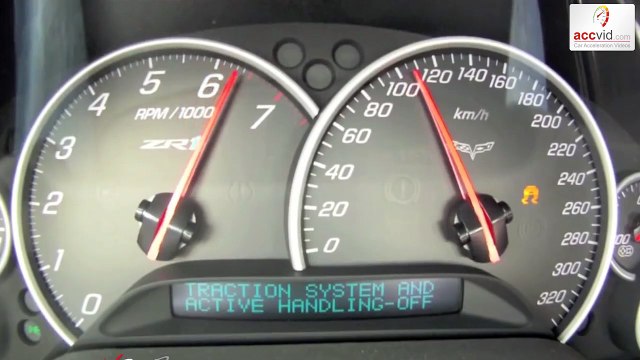 Corvette ZR1 top speed 0-330 km/h.