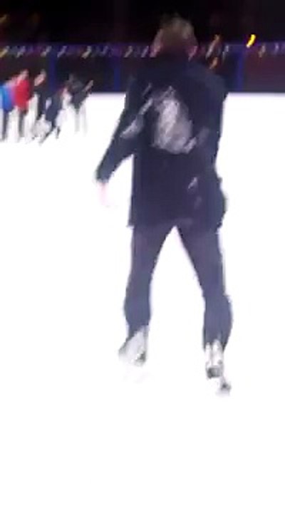 Как научиться кататься на коньках 5 перебежка вперед