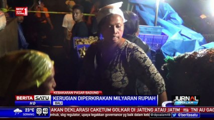 Ribuan Lapak di Pasar Badung Ludes Dilalap Api