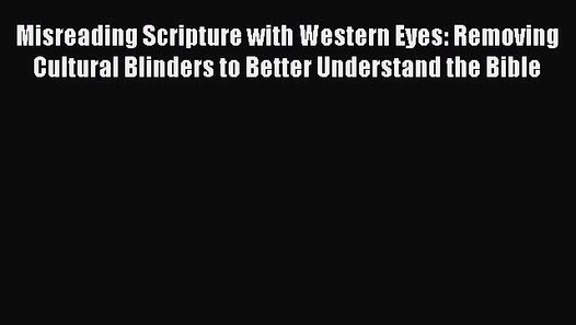 misreading scripture with western eyes pdf download