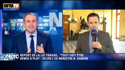 Hamon: "Le gouvernement ne pouvait pas poursuivre avec ce texte" sur la loi Travail