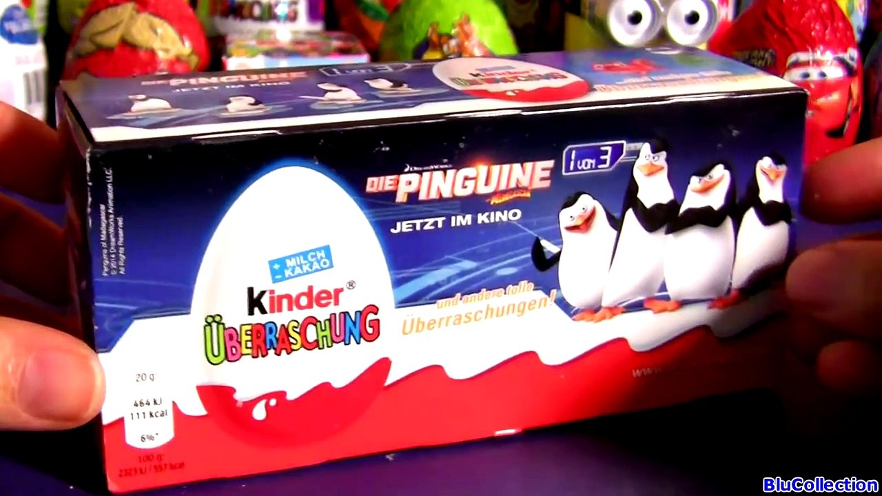 Penguins of Madagascar Kinder Surprise Box of Eggs 3-pack Easter Huevos Sorpresa Die Pinguine