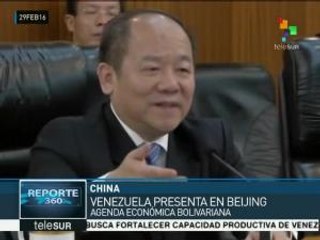 Venezuela presenta en Beijing la agenda económica bolivariana
