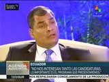 Correa: Alianza País presentará programa de gobierno en convención