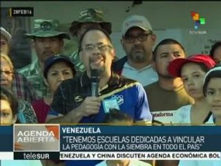 Destacan en Venezuela el valor del proyecto 100 Días de Siembra