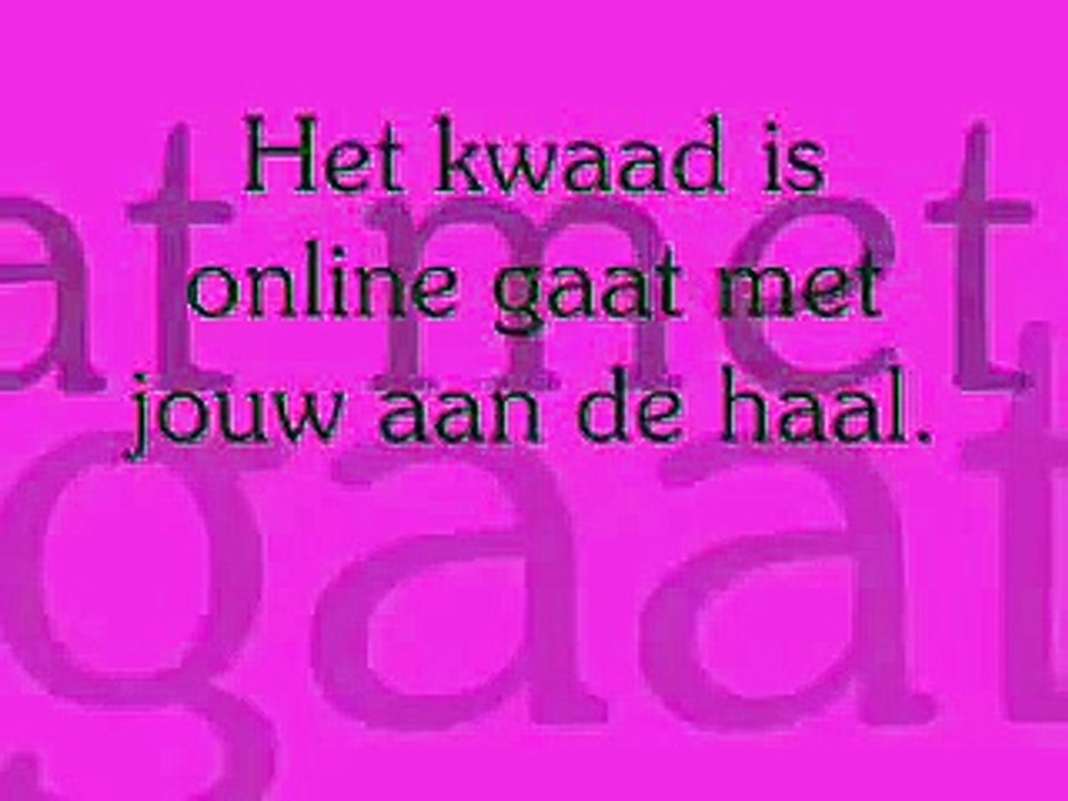 Code Lyoko theme song - lyrics (dutch)