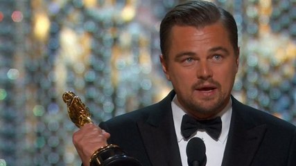 Leonardo DiCaprio alle mit einer spektakulären (ausgedachten) Oscar-Dankesrede.
