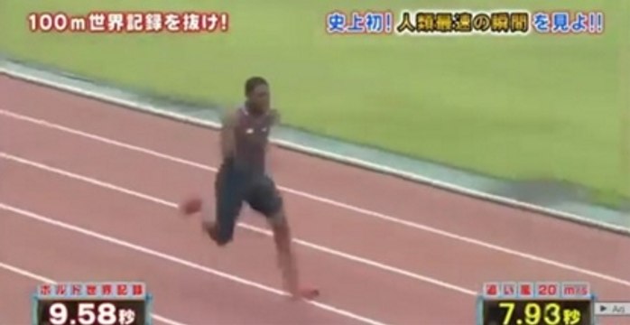 100 M : JUSTIN GATLIN BAT LE RECORD DU MONDE D'USAIN BOLT